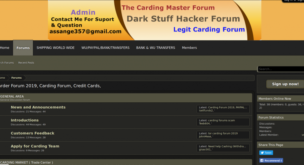 Кардинг форумы список глубокий поиск в интернете